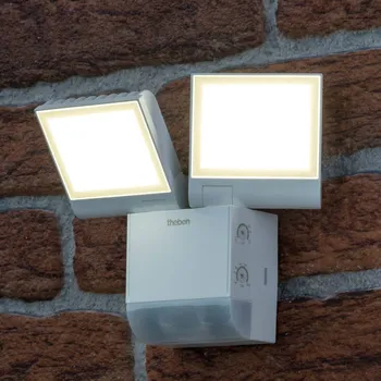 Lampička Theben LED venkovní nástěnné svítidlo theLeda S17-100, bílé, senzor bílá 2 x 8,5 W LED - Doprava zdarma