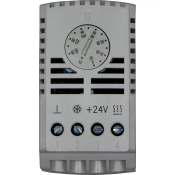 Termostat Elmeko skříňový rozvaděč-termostat TES 60 24 V/DC 1 přepínací kontakt (d x š x v) 37 x 64 x 46 mm 1 ks