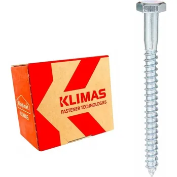 KLIMAS Wkret-met K Ø10 mm SW-17 vrut do dřeva se 6 hrannou hlavou 180 mm - 5 kg