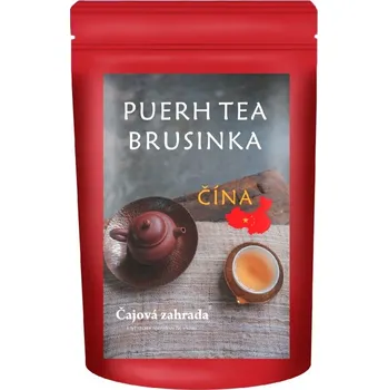 Čaj Čajová zahrada Puerh Tea Brusinka - černý ochucený čaj Varianta: černý čaj 500g