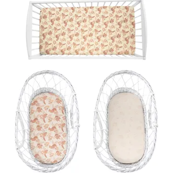 Sleepee Zvýhodněná sada povlečení Vintage Animals Almond Bedsheet duopack