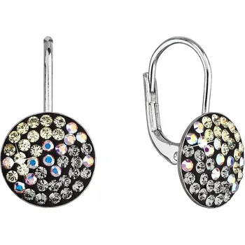 Náušnice EVOLUTION GROUP CZ Stříbrné náušnice s krystaly Swarovski, Moonlight - 31315.3