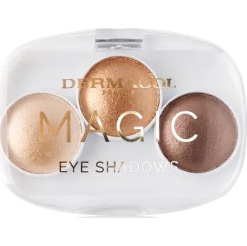 Přípravek na oči Dermacol Magic Eye Shadows paletka voděodolných očních stínů 4,2 g