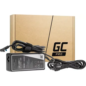 Adaptér k notebooku Green Cell AD65P Nabíječka k notebookům HP Pavilion a Compaq 14, 15 a 17 | 19.5V | 4.62A | 90W | konektor 4.5mm-3.0mm Pin