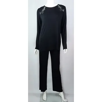 Dámské pyžamo Coemi PYŽAMO 221C202 L, Černá