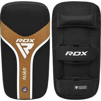 Boxerské rukavice Velká boxerská lapa RDX AURA plus T-17 černo/zlatá
