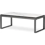 Konferenční stolek VALTRE, bílý mramor + vyzvednutí ZDARMA