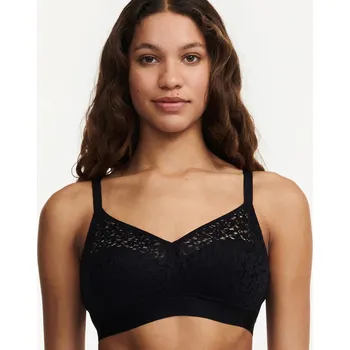 Podprsenka Polovyztužená tvarovaná podprsenka Norah Soft feel, bez kostic černá 70D