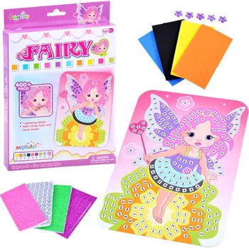 Mozaiková sada Mozaika nálepka víla ZA3274