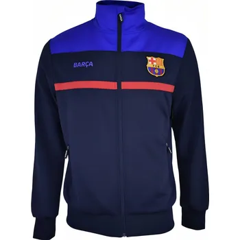 Pánská větrovka FC Barcelona Bunda FC Barcelona, modrá, stojáček, zip Velikost: XL