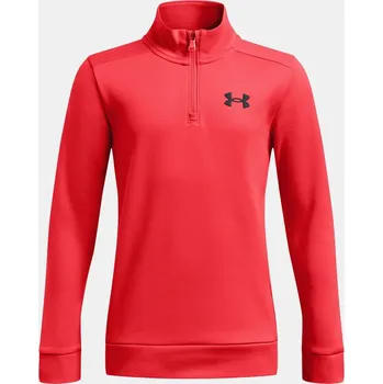 Chlapecká mikina Chlapecká mikina Under Armour Armour Fleece 1/4 Zip Under Armour červená 3056479