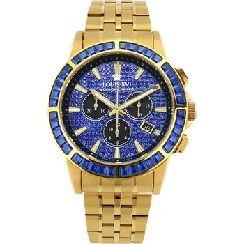 Hodinky Louis XVI XLXVI1132 Majesté Iced Out Baguette 43mm 5ATM