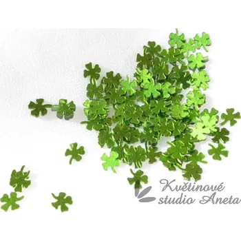 Svatební dekorace Konfety čtyřlístky