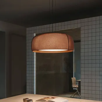 LEDS-C4 LED závěsná lampa Gong, hnědá, 3 000 K, Ø 61,2 cm LED 27,4 W celkem - Doprava zdarma