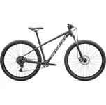 Horské kolo Specialized Rockhopper Sport 2024 Velikost kola: L, Barva kola: SATIN BLACK LIQUID METAL / WHITE, Modelový rok: 2024 SATIN BLACK LIQUID METAL / WHITE