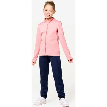 DOMYOS Dětská sportovní souprava Gym'y růžovo-modrá 8 LET RŮŽOVÁ