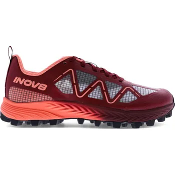 Dámská běžecká obuv Dámská běžecká obuv Inov-8 Mudtalon Speed Burgundy/Coral UK 8,5