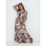 Dámské šaty maxi MARISOL EY2500 Barva: Světle Šedá, Velikost: S