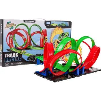 autodráha Ramiz MEGA Launcher FIRE TRACK Závodní dráha