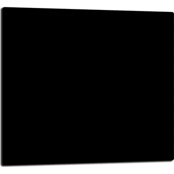 Kuchyňské prkénko SKLENĚNÁ OCHRANNÁ DESKA PANEL DESKA 65x60 ČERNÁ 7v1