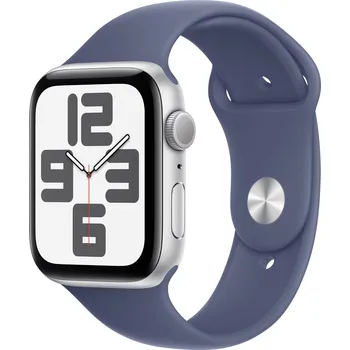 Chytré hodinky Apple Watch SE (2024) GPS 44 mm hliníkový plášť sportovní náramek denim M/L