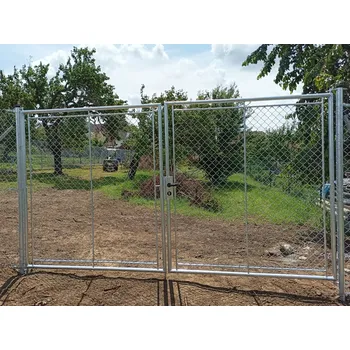 brána Pozinkovaná brána na FAB / šířka 3000 mm / výplet pozinkované pletivo + 2ks sloupků ZDARMA