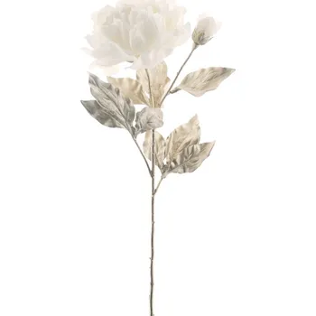 umělá květina umělé květiny, Pivoňka - Paeonia spray 'Joakim' krémnová V75 cm