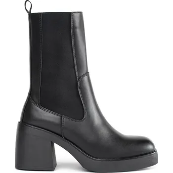 Dámská treková obuv Černé vysoké štibletky Sergio Leone KZ211B Velikost: 39