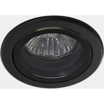 Lampička LEDS-C4 Eko podhledové bodové svítidlo, černé, Ø 7,5 cm, hliník černá 1 x 8 W LED - Doprava zdarma