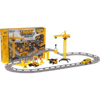 ostatní stavebnice Stavebnice závodní dráha s konstrukčním jeřábem