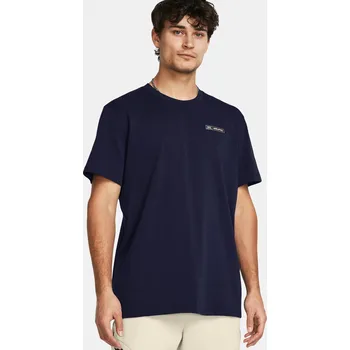 Pánské tričko Pánské tričko Under Armour UA HW ARMOUR LABEL SS Under Armour modrá 3047339