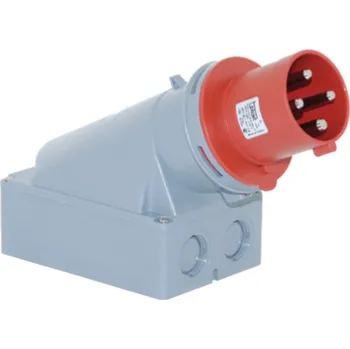 Elektrická zásuvka Přívodka nástěnná 63A 4 kolík NP 634