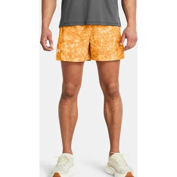 Pánské kraťasy Under Armour LAUNCH 5'' PRINT SHORTS Under Armour hořčicová 3042588