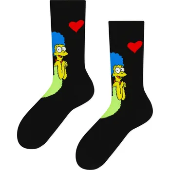 Dámské ponožky Dámské ponožky Simpsons Love - Frogies Licensed černá 1787883