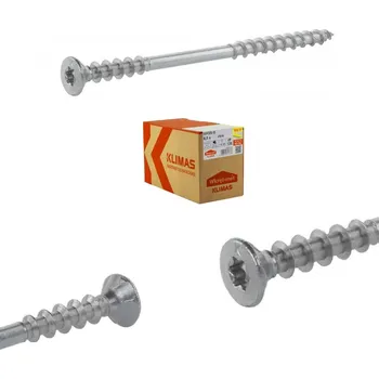 Vrut KLIMAS Wkret-met WKSS Ø6 mm TX-30 distanční vrut se zápustnou hlavou 130 mm - 100 ks