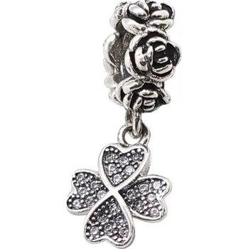 Souprava šperků Korálek čtyřlístek se zirkony AG 925/1000 Z 096-1