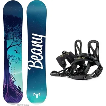 Snowboard Beany Swing dětský/juniorský snowboard + Beany Kido vázání 130 cm + XXS (EU 25-32) + DÁREK + Doprava ZDARMA