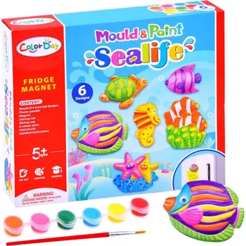 kreativní sada Color day Kreativní sada Vyrob si sám magnetky Mořský svět DIY