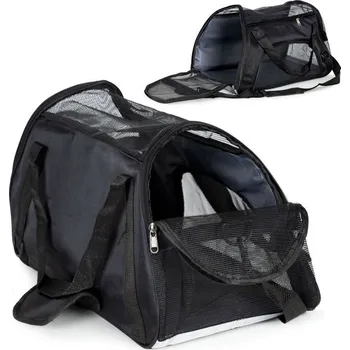 Pelíšek pro psa Přepravní taška pro psy a kočky - černá 51095