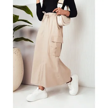 Dámská sukně Dámská maxi sukně MERSALS CY0446 Barva: Béžová, Velikost: L