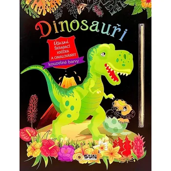 omalovánky Dinosauři Kouzelné barvy