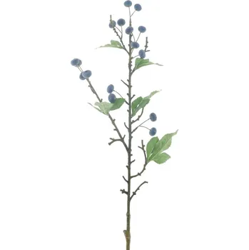umělá květina umělá větev, Borůvka velká spray černá/modrá
