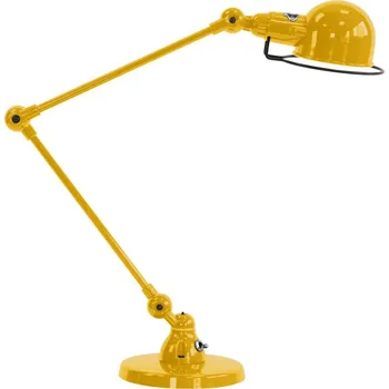 Lampička Jieldé Signal SI333 stolní lampa s podstavcem, hořčicově žlutá - Ø základny 16 cm; délka ramene: 2 x 30 cm; Ø hlavy lampy 10 cm 1 x 25 W - Doprava zdarma