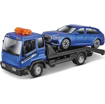 autíčko Model auta Odtahovka aut a Audi A6 Avant modrá 1:43 | Bburago