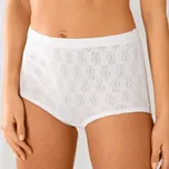 Sada 7 kalhotek maxi z úpletu pointelle bílá 50/52