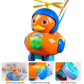 Chodítko kačer s vrtulkou orange CABT120