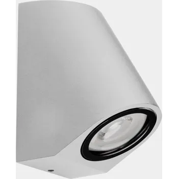 Lampička LEDS-C4 Eko Šikmé venkovní nástěnné svítidlo, bílé, šířka 7 cm, hliník bílá 1 x 8 W LED - Doprava zdarma