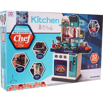 Dětská kuchyňka RKToys Kuchyňka s osvětlením The Kitchen