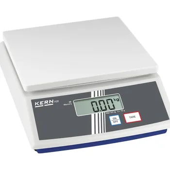 Průmyslová váha Kern FCE 30K10N stolní váha 30 kg, rozlišení 10 g přes napájecí zdroj do zásuvky, vícebarevná