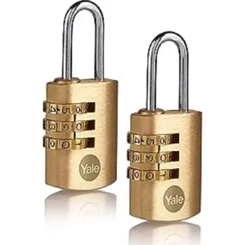 Visací zámek Ne Kódový visací zámek, Mosaz, ocel Vnitřní 3mm třmen